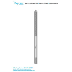 Round Knurled Chuck Scalpel Handle For Micro Blades, 10cm