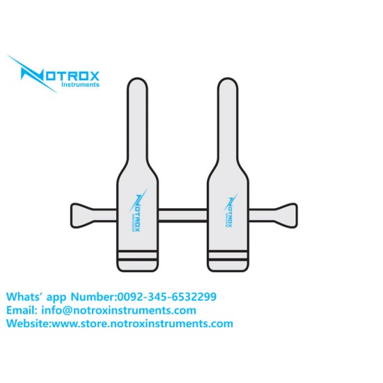 Microvascular Clamp pair approximator with slide, a-2.2mm X b-8.0mm X c-3.8mm X d-1.1mm Microvascular Clamp pair approximator with slide, a-2.2mm X b-8.0mm X c-3.8mm X d-1.1mm