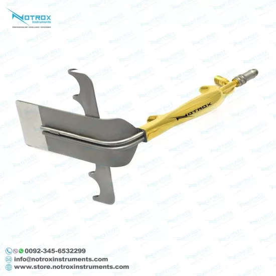 Solz Racket Retractor Saldanha-Solz Abdominal Retractor with Fiber Optic Model 02 - Notrox ...